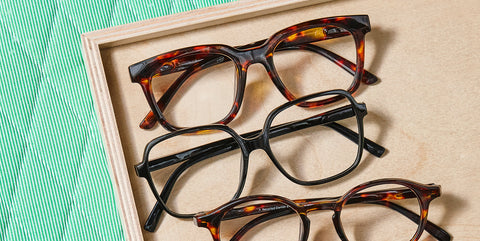 Briller med styrker fra +0.5 til +3.0