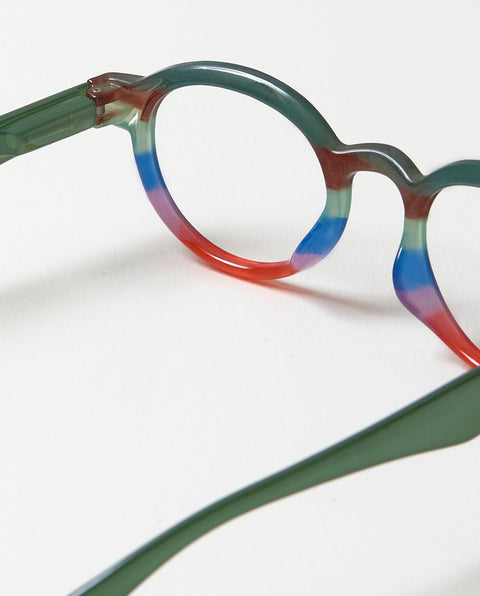 OjeOje K Læsebriller - forest/mørkegrøn