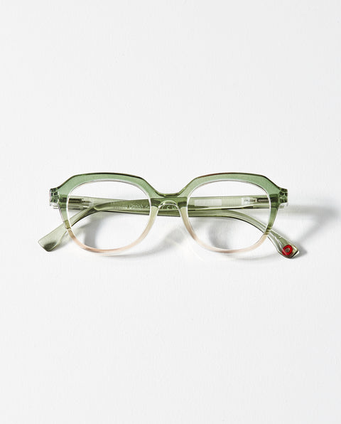 OjeOje C Læsebriller - grøn/sand