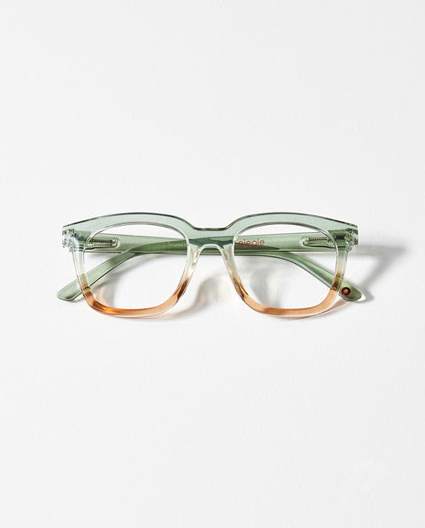 OjeOje D Læsebriller - grøn/sand