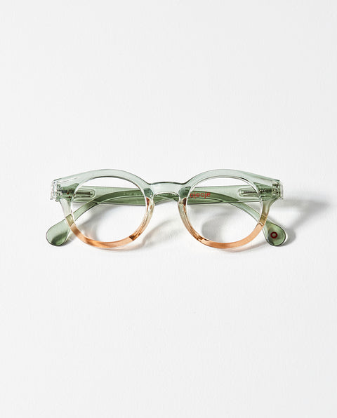 OjeOje E Læsebriller - grøn/sand