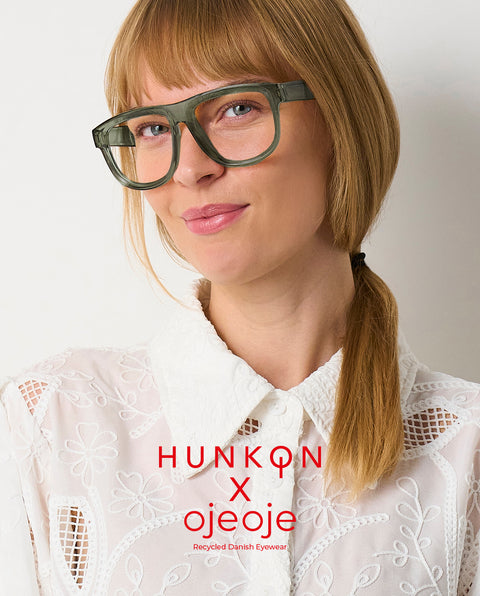 OjeOje L Læsebriller - mørkegrøn