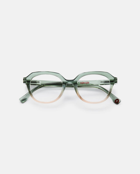 OjeOje C Læsebriller - grøn/sand